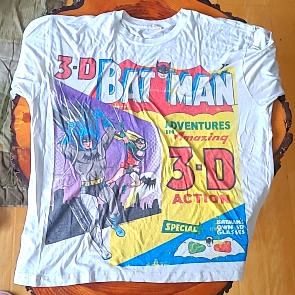 Batman Comics White Shirt